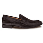 Mezlan Faro Woven Loafers Black