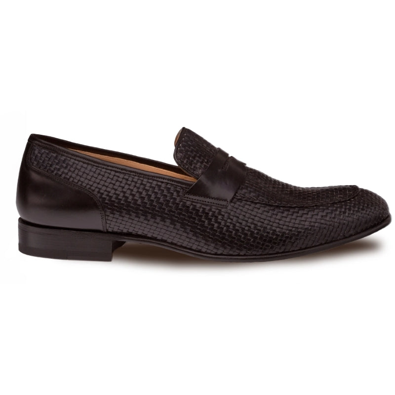 Mezlan Faro Woven Loafers Black