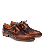 Mezlan Haydn Wingtip Spectator Shoes Cognac / Brown