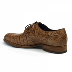 Mezlan Hercules Alligator Shoes Beige / Brown