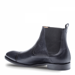 Mezlan Higgins Cap Toe Dress Boots Black