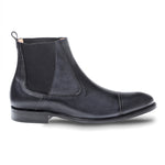 Mezlan Higgins Cap Toe Dress Boots Black