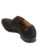 Mezlan Honore Glimmer Suede Oxfords Black