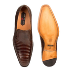 Mezlan Hooke Lizard Loafers Sport