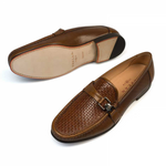 Mezlan Horazio Woven Shoes Cognac