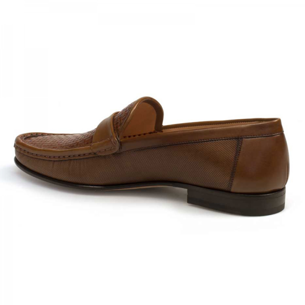 Mezlan Horazio Woven Shoes Cognac
