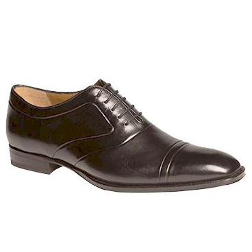 Mezlan Hubert Cap Toe Shoes Black
