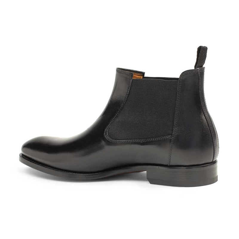 Mezlan Hurt Calfskin Boots Black