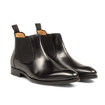 Mezlan Hurt Calfskin Boots Black