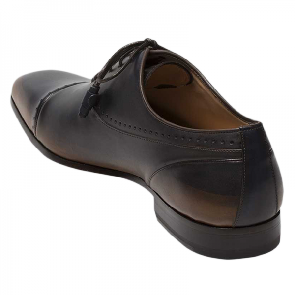 Mezlan Icaro Oxford Shoes Tan Blue