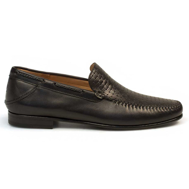 Mezlan Jano Calfskin Shoes Black