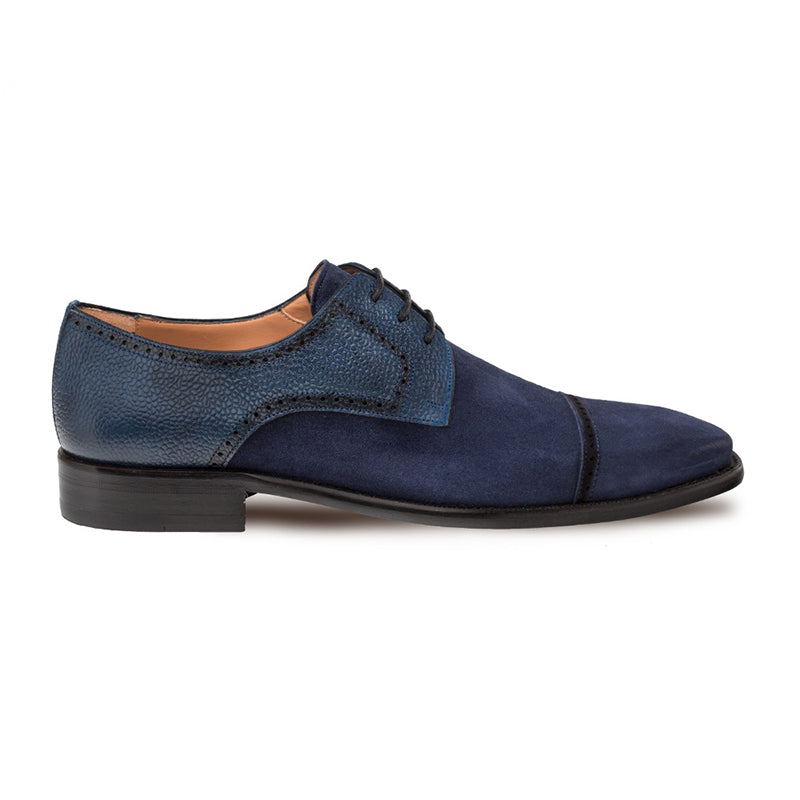 Mezlan Janus Cap Toe Shoes Blue