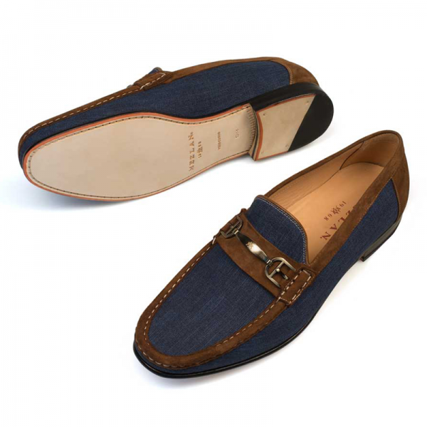 Mezlan Jason Shoes Jeans / Cognac