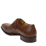 Mezlan Jean Monk Strap Shoes Cognac