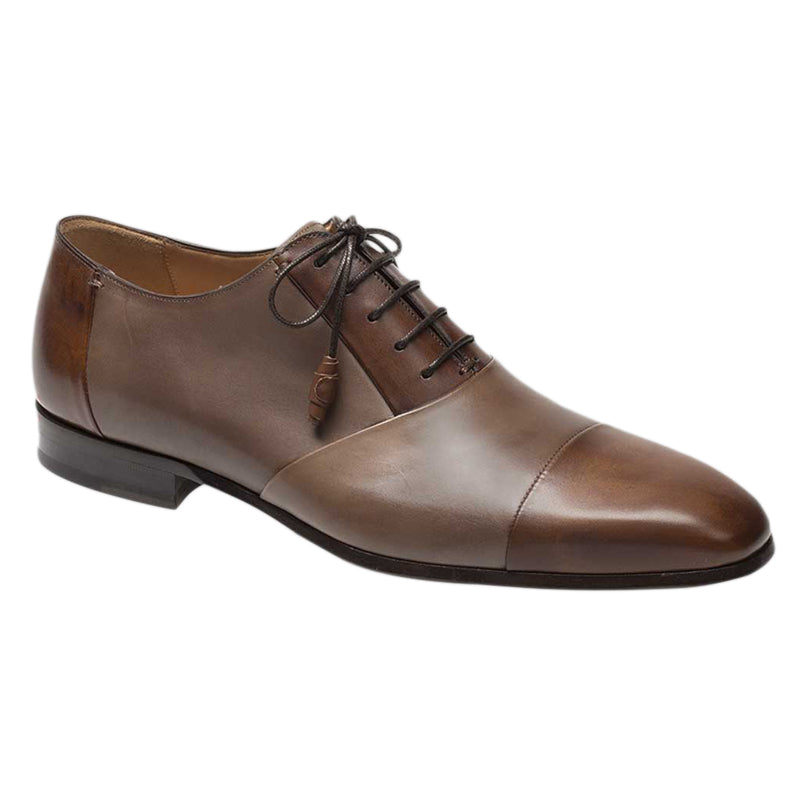 Mezlan Julius Oxford Shoes Cognac Taupe