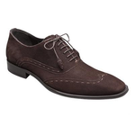 Mezlan Keller Suede Spectator Shoes Brown