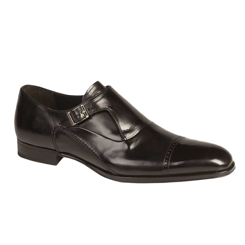 Mezlan Kingston Calfskin Shoes Black