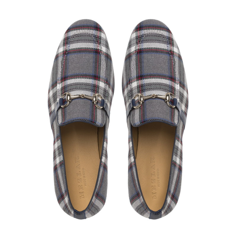 Mezlan Knighton Fabric Shoes Grey
