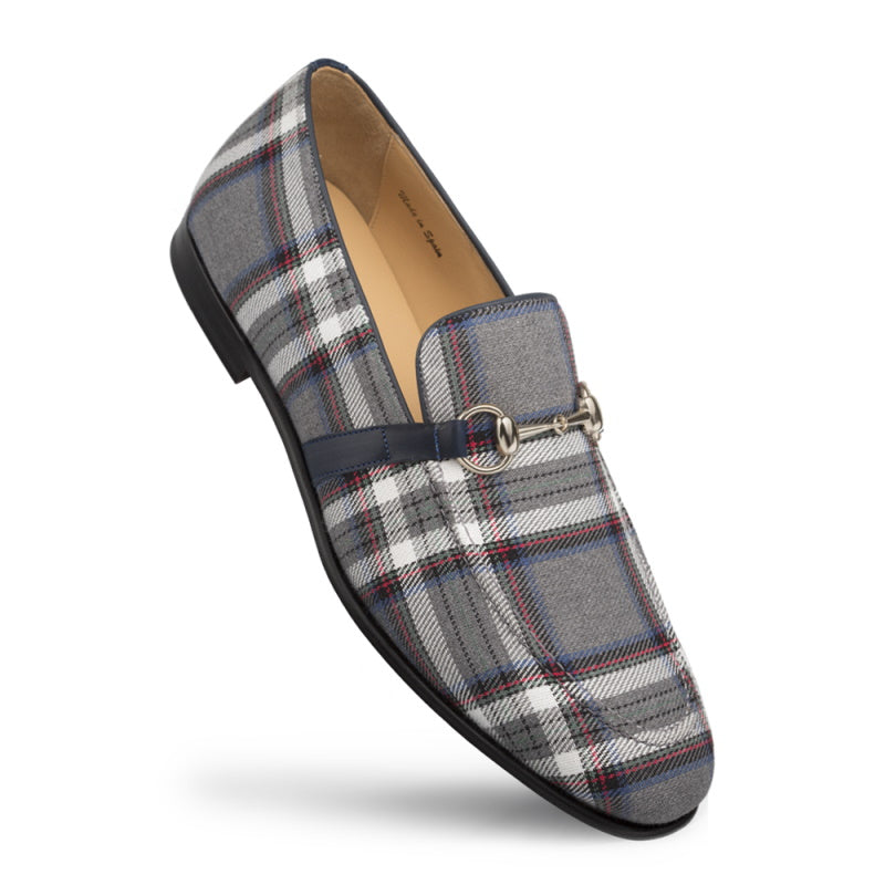 Mezlan Knighton Fabric Shoes Grey