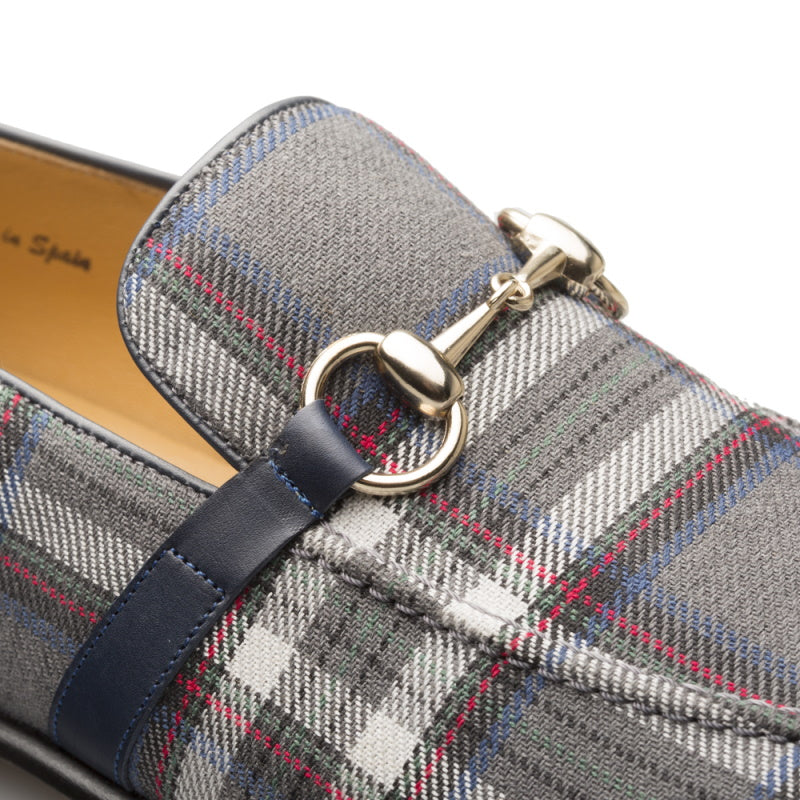 Mezlan Knighton Fabric Shoes Grey