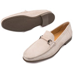 Mezlan Landa Suede Shoes Bone