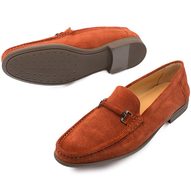 Mezlan Landa Suede Shoes Cognac