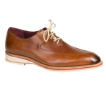 Mezlan Lehman Calfskin Bicycle Toe Shoes Cognac