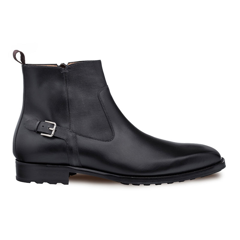 Mezlan Liege Side-Zip Boots Black