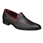 Mezlan Lagure Nappa Loafers Dark Black / Red