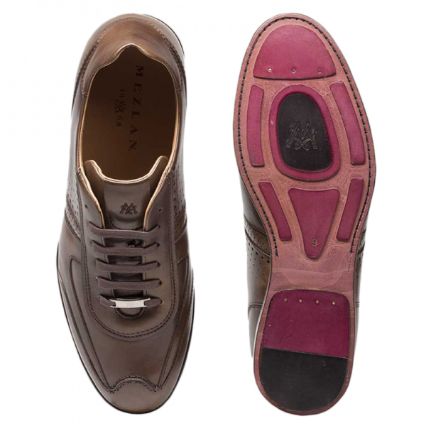 Mezlan Lozano I Lace Up Sneaker Shoes Taupe
