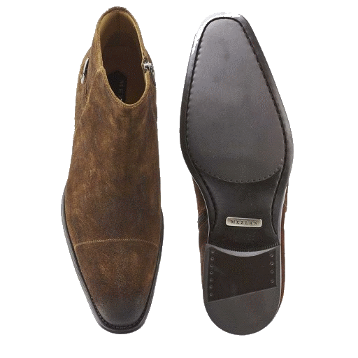 Mezlan Lucena Suede Boots Cognac