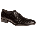Mezlan Luciano Alligator Dress Shoes Black