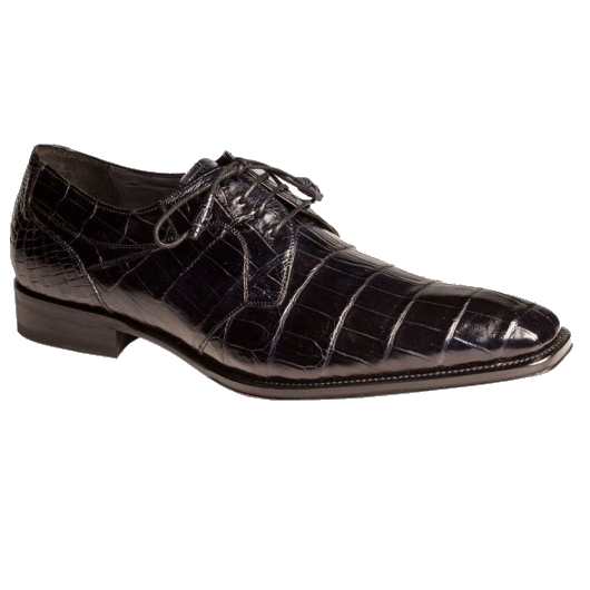 Mezlan Luciano Alligator Dress Shoes Blue