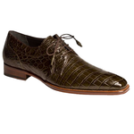 Mezlan Luciano Alligator Dress Shoes Olive