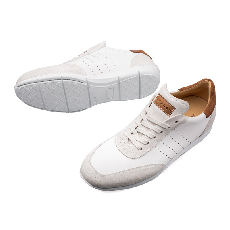 Mezlan Lukas Dress Sneakers White/Tan