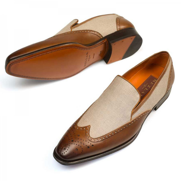 Mezlan Lund Loafers Cognac / Bone