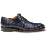 Mezlan Lupo Crocodile Oxfords Blue