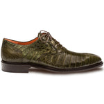Mezlan Lupo Crocodile Oxfords Olive