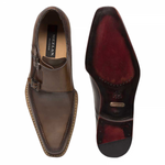 Mezlan Magno Monk Shoes Brown Multi