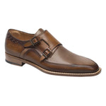 Mezlan Magno Monk Shoes Brown Multi