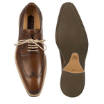 Mezlan Maraval Wingtip Brogues Cognac