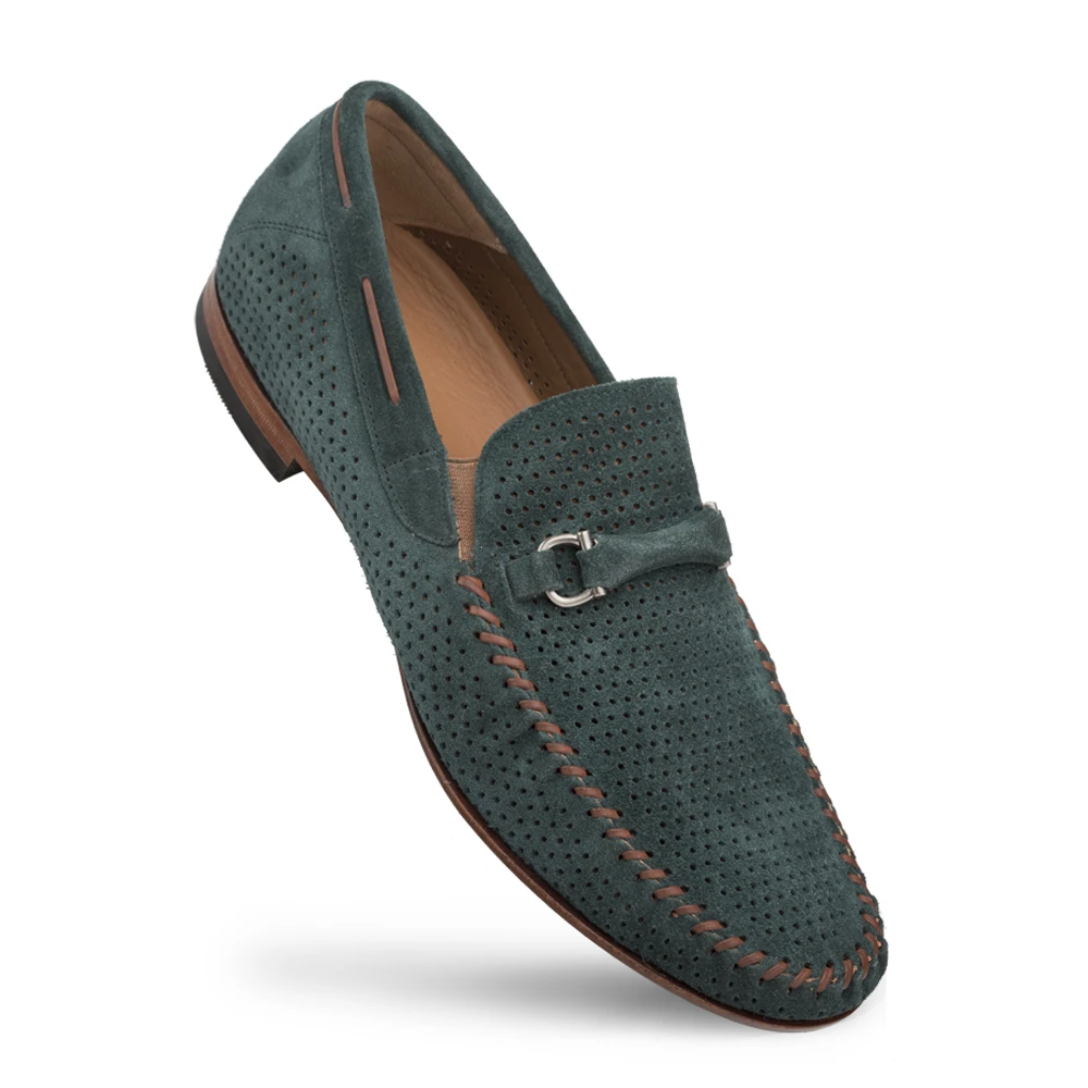 Mezlan Marcello Slip On Mocassin Green (7272)
