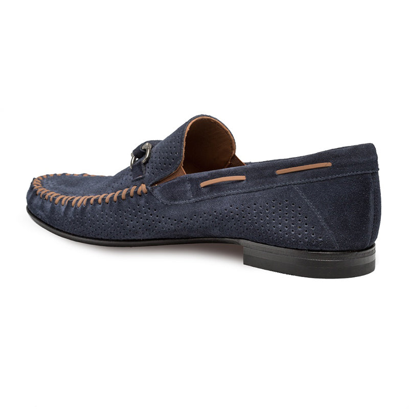 Mezlan Marcello Slip On Mocassin Blue