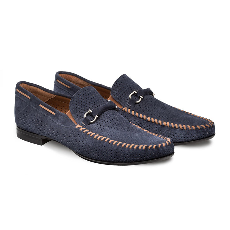 Mezlan Marcello Slip On Mocassin Blue