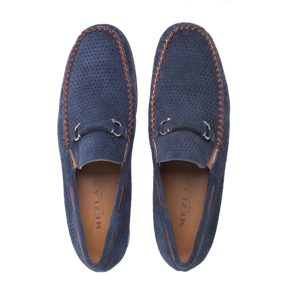 Mezlan Marcello Slip On Mocassin Blue (7272)