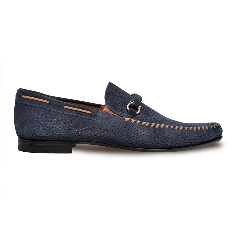 Mezlan Marcello Slip On Mocassin Blue