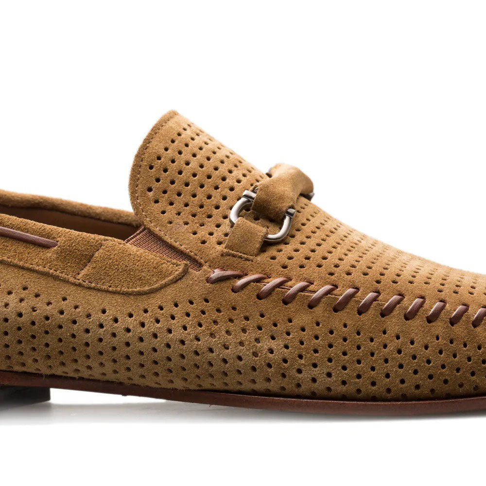 Mezlan Marcello Slip On Mocassin Camel (7272)