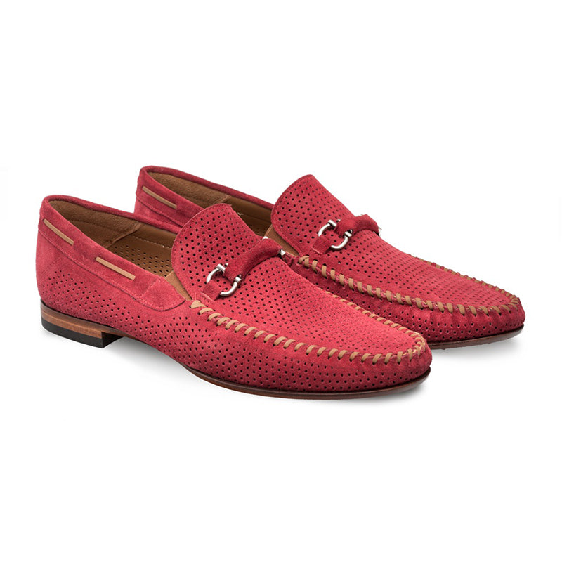 Mezlan Marcello Slip On Mocassin Red