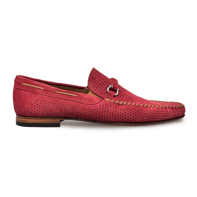 Mezlan Marcello Slip On Mocassin Red