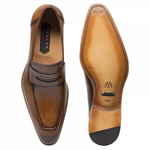 Mezlan Marcus Loafer Shoes Honey